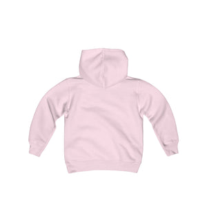 Youth Heavy Blend Curly, Cute, Confident Hooded Sweatshirt