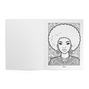 Melanin & Magic Coloring Book - Black Girl Hairstyles